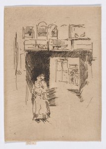 Bird Shop-Seven Dials, c.1886-88 by James Abbott McNeill Whistler