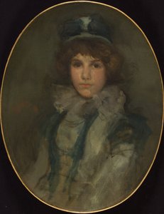 Blue and Coral: The Little Blue Bonnet by James Abbott McNeill Whistler