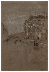 Canal in Venice Tobacco Warehouse by James Abbott McNeill Whistler