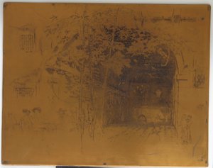 Cancelled Printing Plate for The Traghetto, No. 2