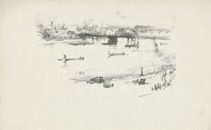 Charing Cross Railway Bridge by James Abbott McNeill Whistler