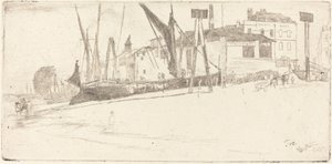 Chelsea Wharf by James Abbott McNeill Whistler