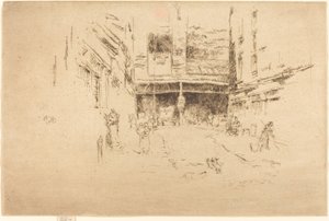Clothes Exchange, No.I, 1887 by James Abbott McNeill Whistler