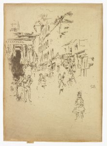 Cutler Street, Houndsditch, c.1886-88 by James Abbott McNeill Whistler