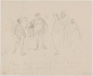 Deux Artistes Célèbres de Paris, 1858