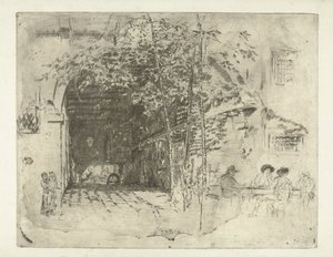 Passage Under a House in Venice by James Abbott McNeill Whistler