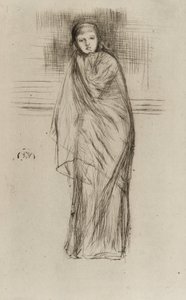 Draped Model, 1870 by James Abbott McNeill Whistler
