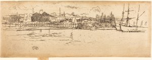 Dry-Dock, Southampton by James Abbott McNeill Whistler