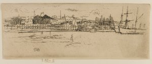 Dry Docks, Southampton by James Abbott McNeill Whistler