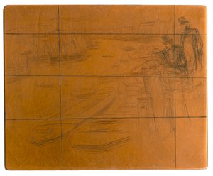 Etching plate: The Little Pool