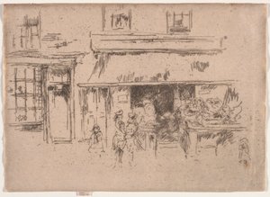 Exeter Street by James Abbott McNeill Whistler