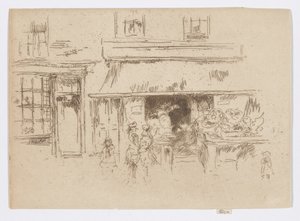Exeter Street, c.1886-88 by James Abbott McNeill Whistler