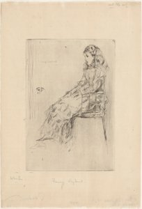 Fanny Leyland, 1873 by James Abbott McNeill Whistler