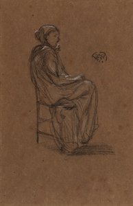 Female Figure, Seated, 1870-1873
