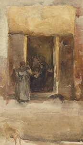Figures in a Doorway