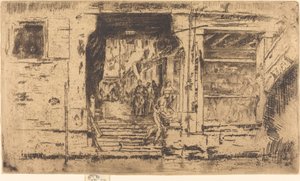 Fish-Shop, Venice, 1880 by James Abbott McNeill Whistler