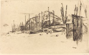 Fishing-Boats, Hastings by James Abbott McNeill Whistler