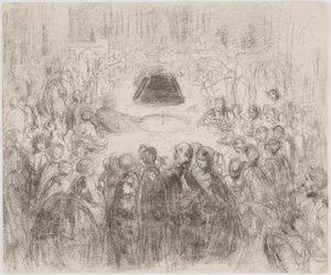 Gambling Salon at Baden-Baden by James Abbott McNeill Whistler