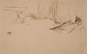 Girl Reading in Bed by James Abbott McNeill Whistler