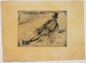 Greenwich Pensioner by James Abbott McNeill Whistler