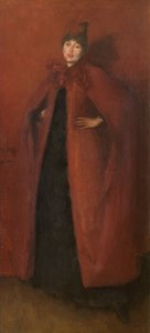 Harmony in Red: Lamplight by James Abbott McNeill Whistler