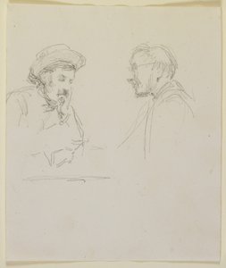 Heads of Two Men, c.1855-59