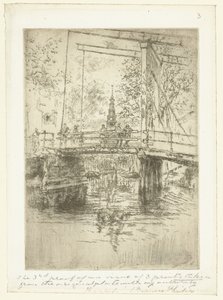 Little Drawbridge in Amsterdam by James Abbott McNeill Whistler