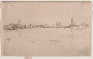 La Salute: Dawn, c. 1880 by James Abbott McNeill Whistler