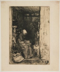 The Old Woman with Rags from Twelve Etchings from Nature by James Abbott McNeill Whistler