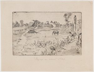 Landscape with Horses, 1859