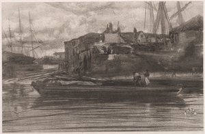 Limehouse, 1878 by James Abbott McNeill Whistler