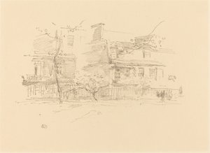 Lindsay Row, Chelsea by James Abbott McNeill Whistler