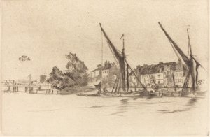 Lindsey Houses by James Abbott McNeill Whistler
