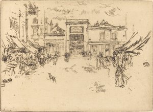 Little Market Place, Tours by James Abbott McNeill Whistler