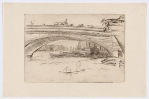 London Bridge, c.1875 by James Abbott McNeill Whistler