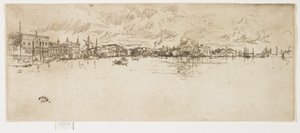 Long Venice from The Second Venice Set by James Abbott McNeill Whistler