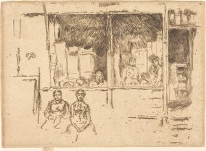 Melon-Shop, Houndsditch by James Abbott McNeill Whistler