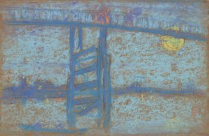 Nocturne: Battersea Bridge by James Abbott McNeill Whistler
