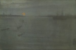 Nocturne: Blue and Gold - Southampton Water, 1872 by James Abbott McNeill Whistler