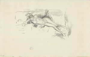 Nude Model Reclining by James Abbott McNeill Whistler