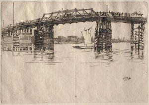 Old Battersea Bridge by James Abbott McNeill Whistler