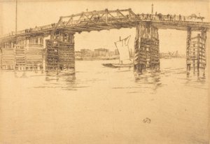 Old Battersea Bridge, 1879 by James Abbott McNeill Whistler