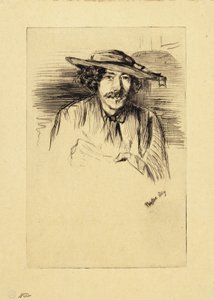 Portrait of Whistler by James Abbott McNeill Whistler