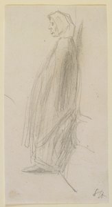 Profile Sketch of an Old Woman Standing, 1858 by James Abbott McNeill Whistler