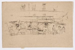 Quai de Montebello by James Abbott McNeill Whistler
