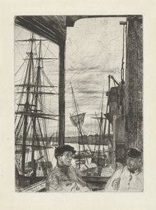 Rotherhithe (series title: Sixteen Etchings of Scenes on the Thames and Other Subjects) by James Abbott McNeill Whistler