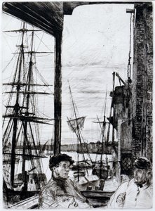 Rotherhithe (or Wapping) by James Abbott McNeill Whistler