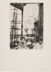 Rotherhithe, 1860 by James Abbott McNeill Whistler