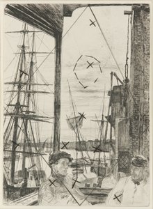 Rotherhithe, 1860 by James Abbott McNeill Whistler