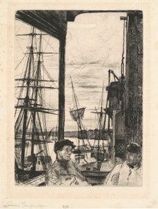 Rotherhithe, 1860 by James Abbott McNeill Whistler